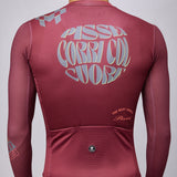 Langarmtrikot Pissei Thunder - Bordeaux