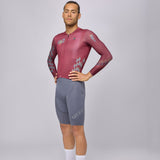 Langarmtrikot Pissei Thunder - Bordeaux
