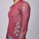 Langarmtrikot Pissei Thunder - Bordeaux