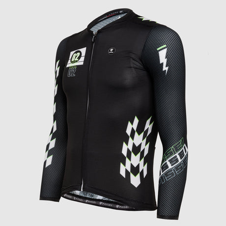 Maillot mangas largas Pissei Thunder - Negro