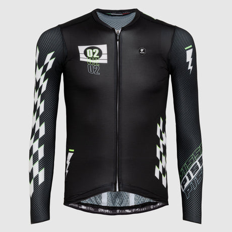 Maillot mangas largas Pissei Thunder - Negro