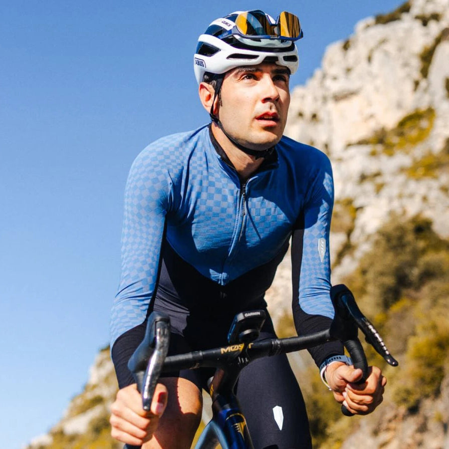 Maglia maniche lunghe Q36.5 Dottore Hybrid Que - Azzurro Q36.5