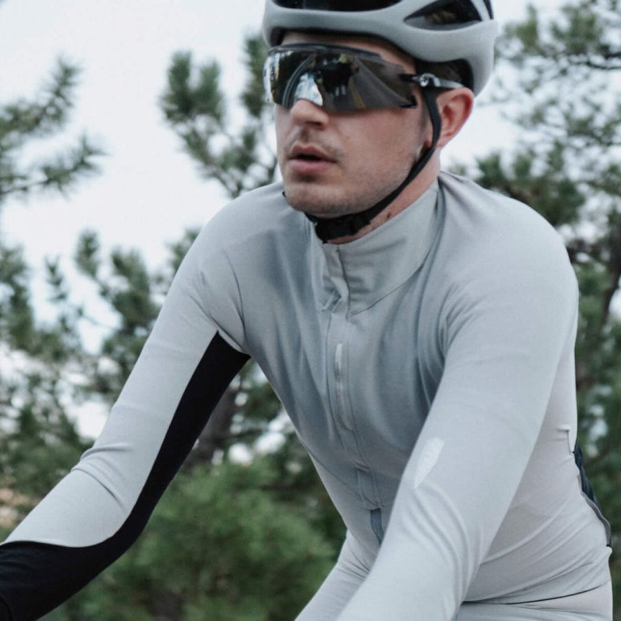 Jersey long-sleeve Q36.5 Dottore Hybrid Que - Grey Light