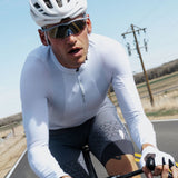 Maillot maillot de manga larga Q36.5 Dottore Pro - Blanco