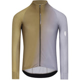 Maglia maniche lunghe Q36.5 Gregarius Hybrid Big Fade - Verde Q36.5