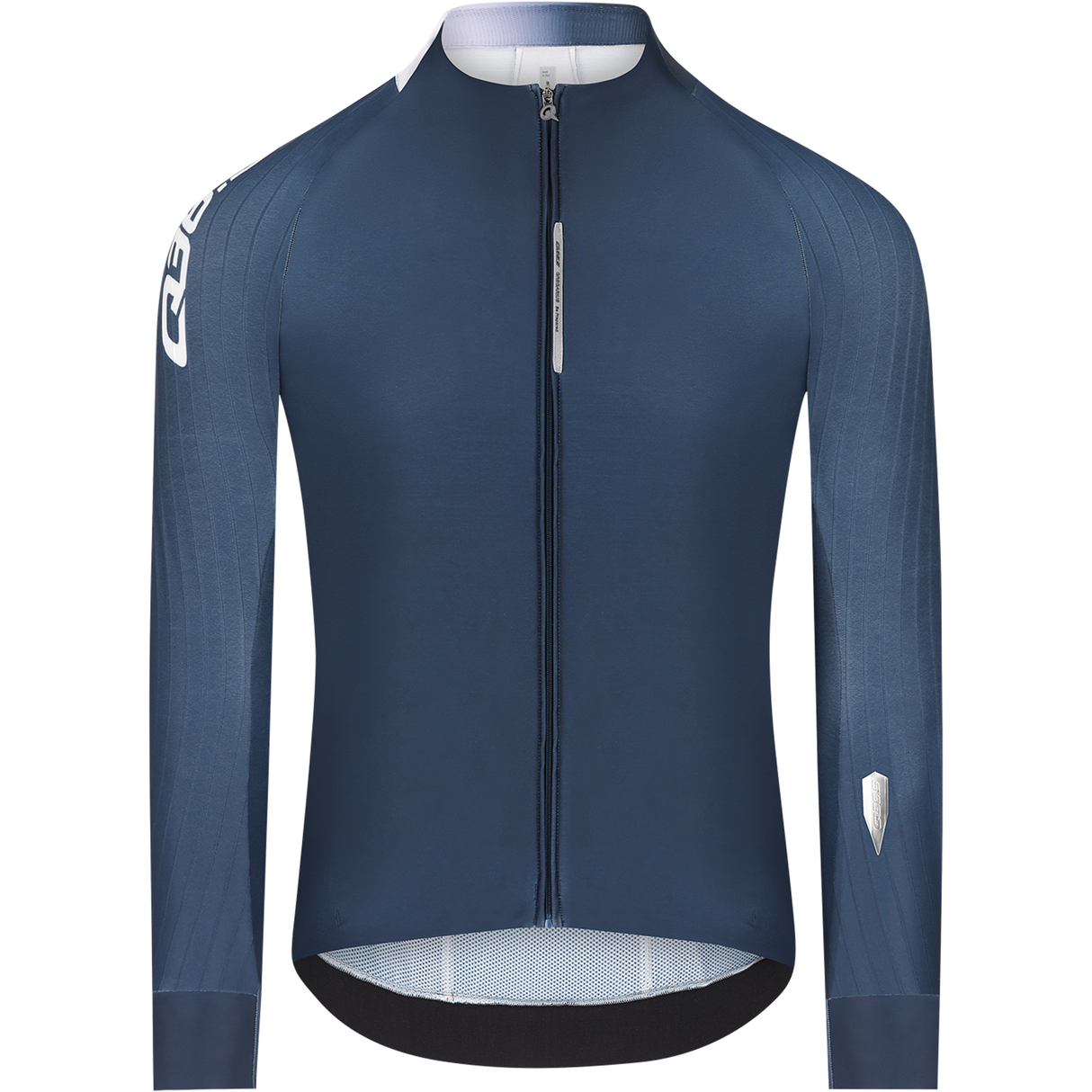 Langarmtrikot Q36.5 Gregarius Hybrid Collar Fade - Blau
