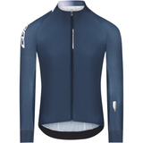 Langarmtrikot Q36.5 Gregarius Hybrid Collar Fade - Blau
