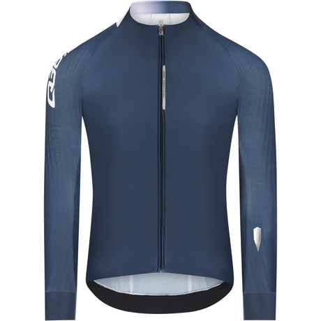 Maglia maniche lunghe Q36.5 Gregarius Hybrid Collar Fade - Blu Q36.5