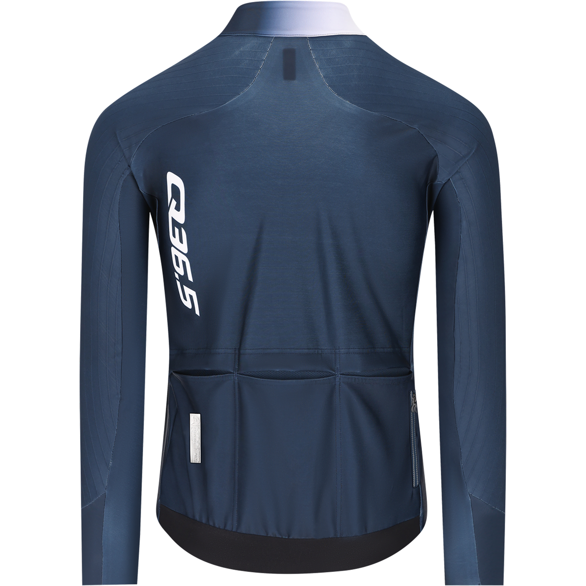 Langarmtrikot Q36.5 Gregarius Hybrid Collar Fade - Blau