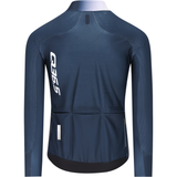 Langarmtrikot Q36.5 Gregarius Hybrid Collar Fade - Blau