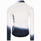 Maillot manga larga Q36.5 Gregarius Hybrid Light Collar Fade - Blanco