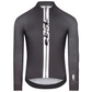 Q36.5 Gregarius Hybrid Racing Car langarm trikot - Dunkelgrau