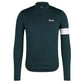 Maglia maniche lunghe Rapha Core - Verde bianco