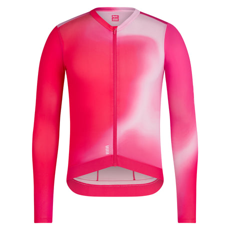 Maglia maniche lunghe Rapha Pro Team Lightweight 3 Surface Print - Rosa Rapha