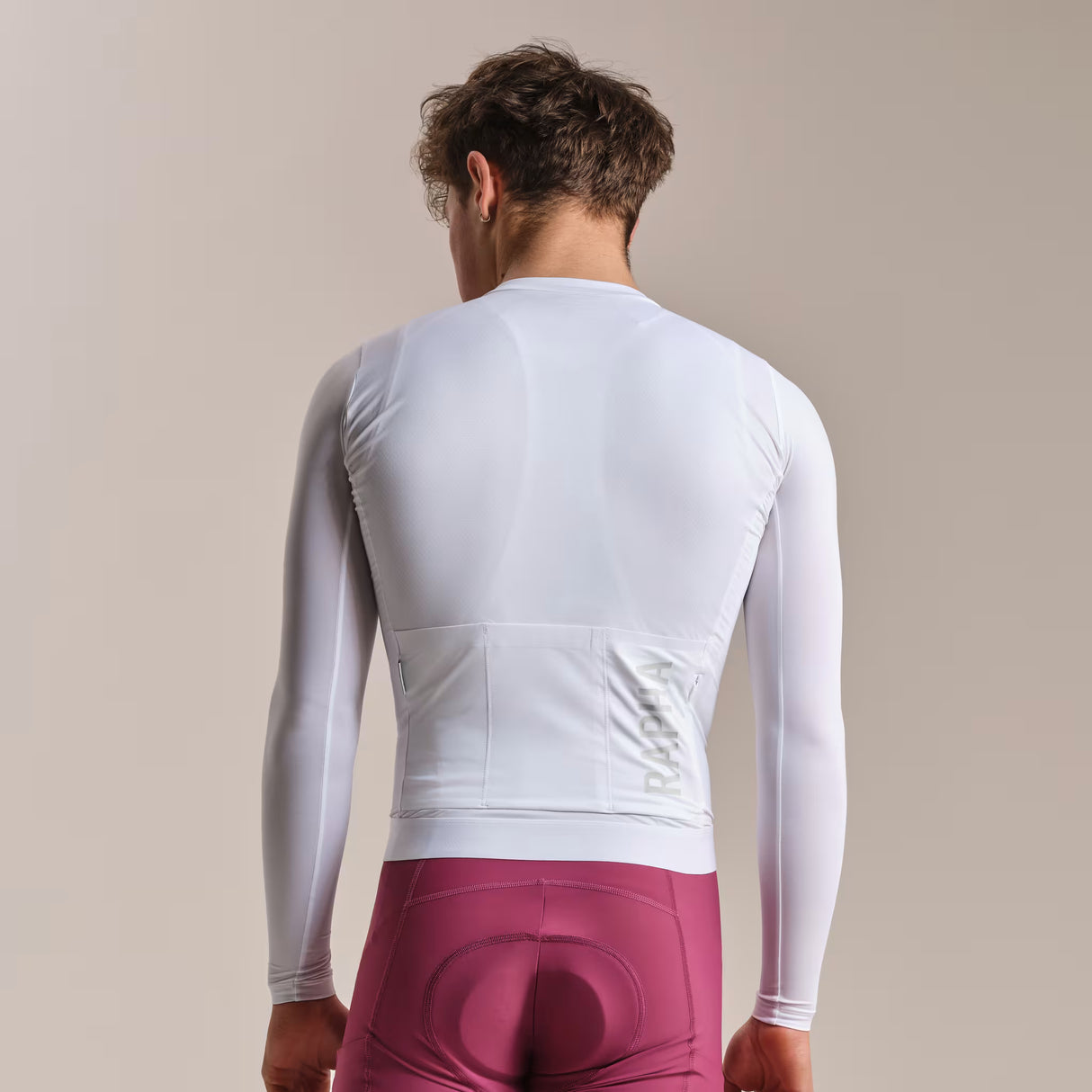 Rapha Pro Team Lightweight 3 langarmtrikot - Weiss