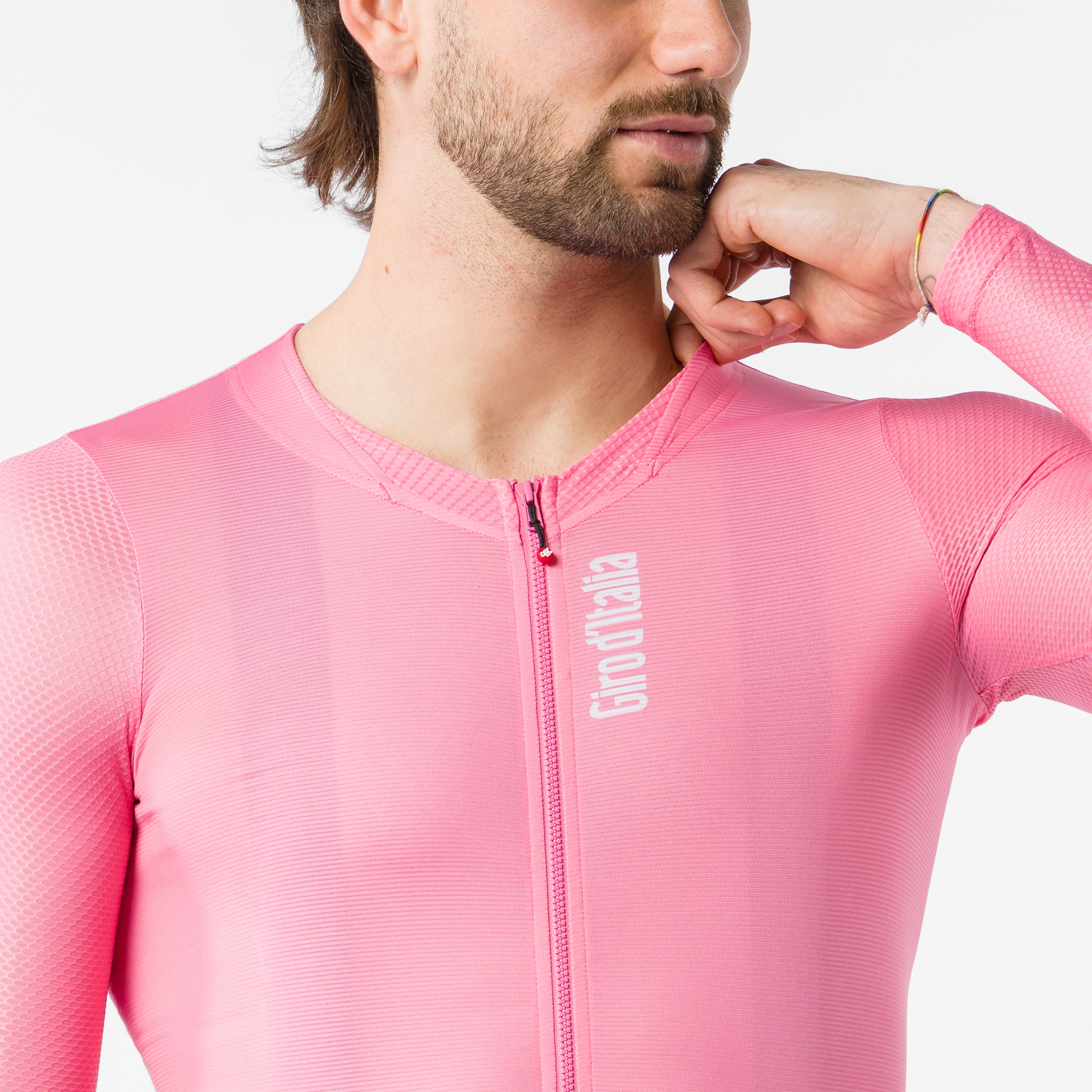 Maglia maniche lunghe Rosa Giro d'Italia 2026 Corretto Castelli