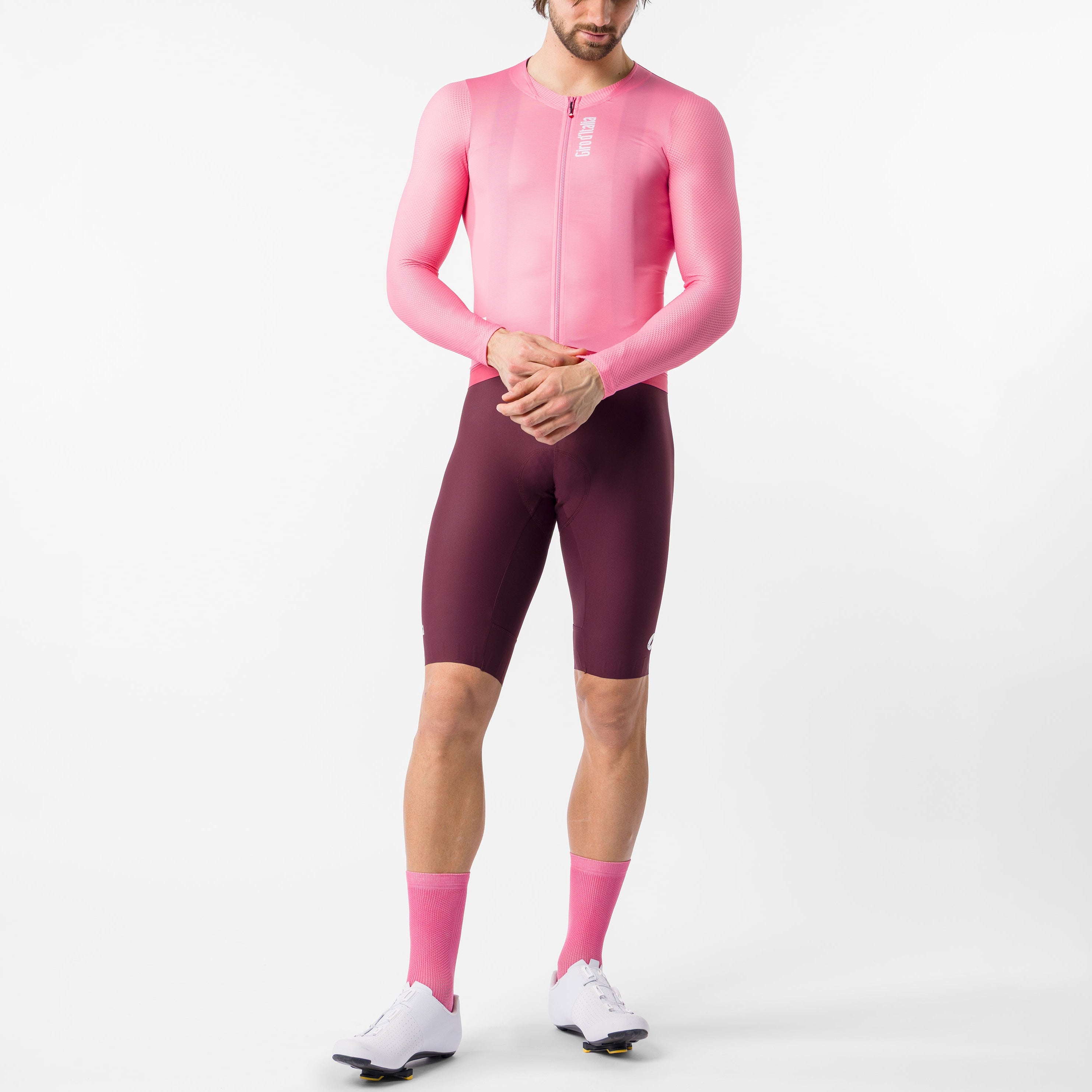 Maglia maniche lunghe Rosa Giro d'Italia 2026 Corretto Castelli