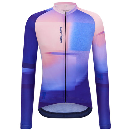 Maglia maniche lunghe Santini Luce - Rosa blu - I