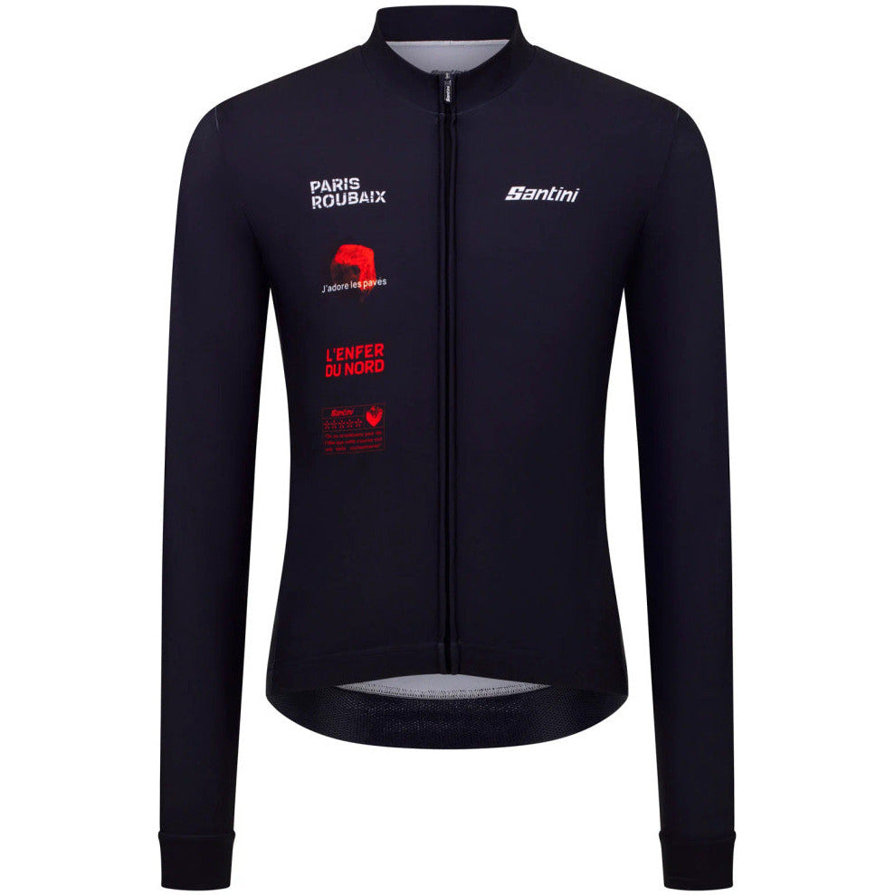 Jersey long-sleeve Santini Paris Roubaix 2026