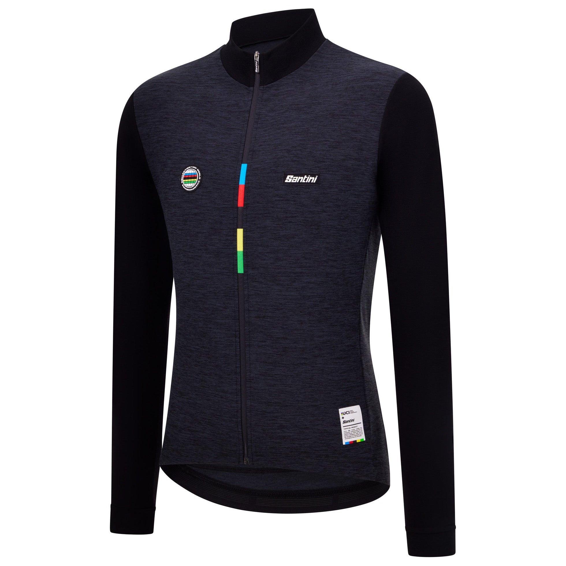 Maglia maniche lunghe Santini UCI - Nero Santini