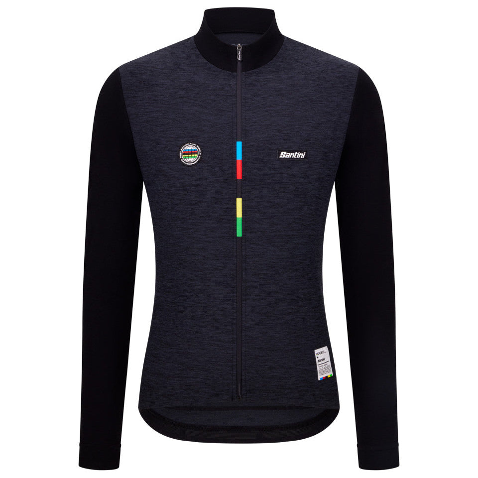 Maglia maniche lunghe Santini UCI - Nero Santini