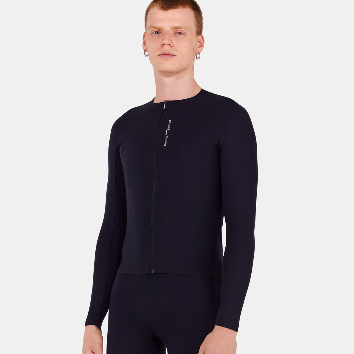 Maglia maniche lunghe Santini Unico - Nero Santini