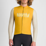 Maglia maniche lunghe Sportful Supergiara Logo - Giallo Sportful