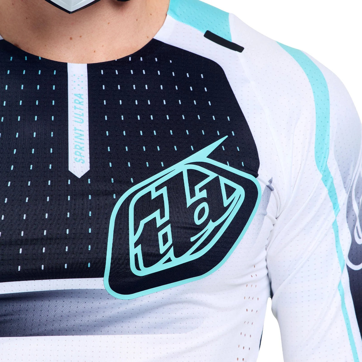Maillot manches longues Troy Lee Designs Sprint Ultra Proton - Blanc