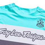 Maglia maniche lunghe Troy Lee Designs Yo Moto - Nero azzurro Troy Lee Designs