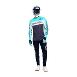 Maglia maniche lunghe Troy Lee Designs Yo Moto - Nero azzurro Troy Lee Designs