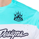 Maglia maniche lunghe Troy Lee Designs Yo Moto - Nero azzurro Troy Lee Designs