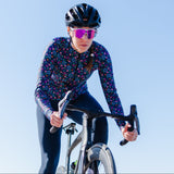 Maglia maniche lunghe donna Ale Pragma Flowery - Blu Ale