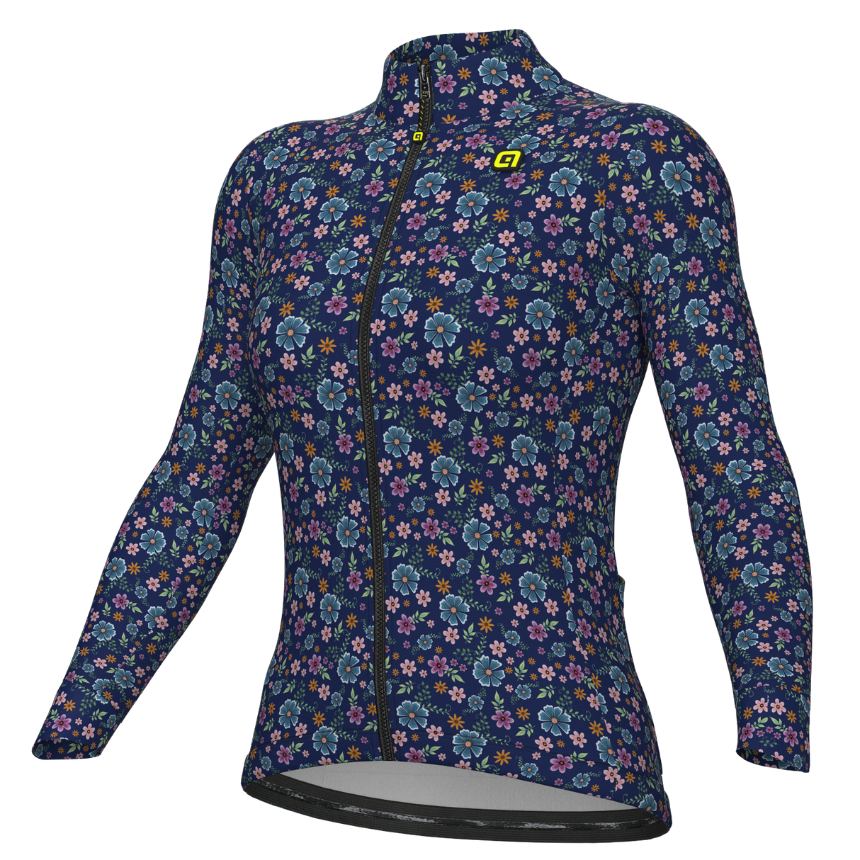 Maglia maniche lunghe donna Ale Pragma Flowery - Blu Ale
