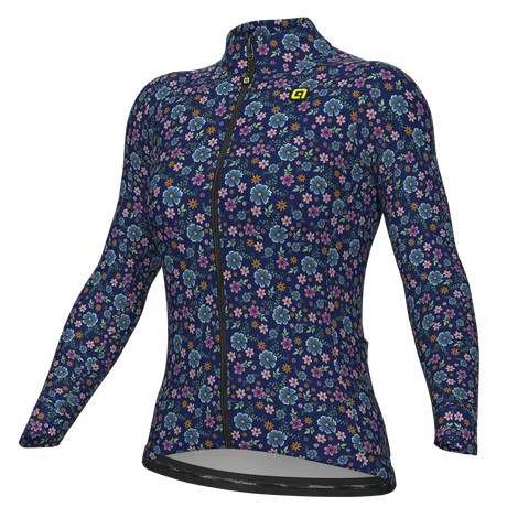 Maglia maniche lunghe donna Ale Pragma Flowery - Blu Ale