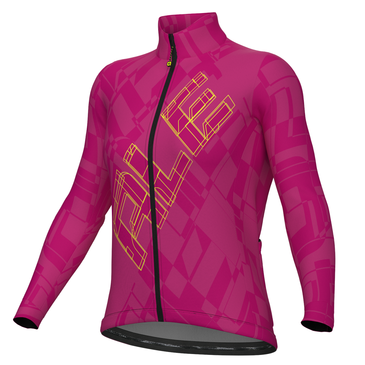 Ale Pragma Schema frau langarmtrikot - Fuchsia