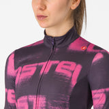 Maglia maniche lunghe donna Castelli Blur Thermal - Viola Castelli