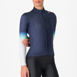 Maglia maniche lunghe donna Castelli Corso Thermal - Blu Castelli