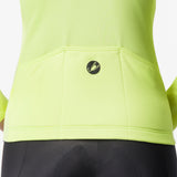 Maglia maniche lunghe donna Castelli Sinergia 3 - Giallo Castelli