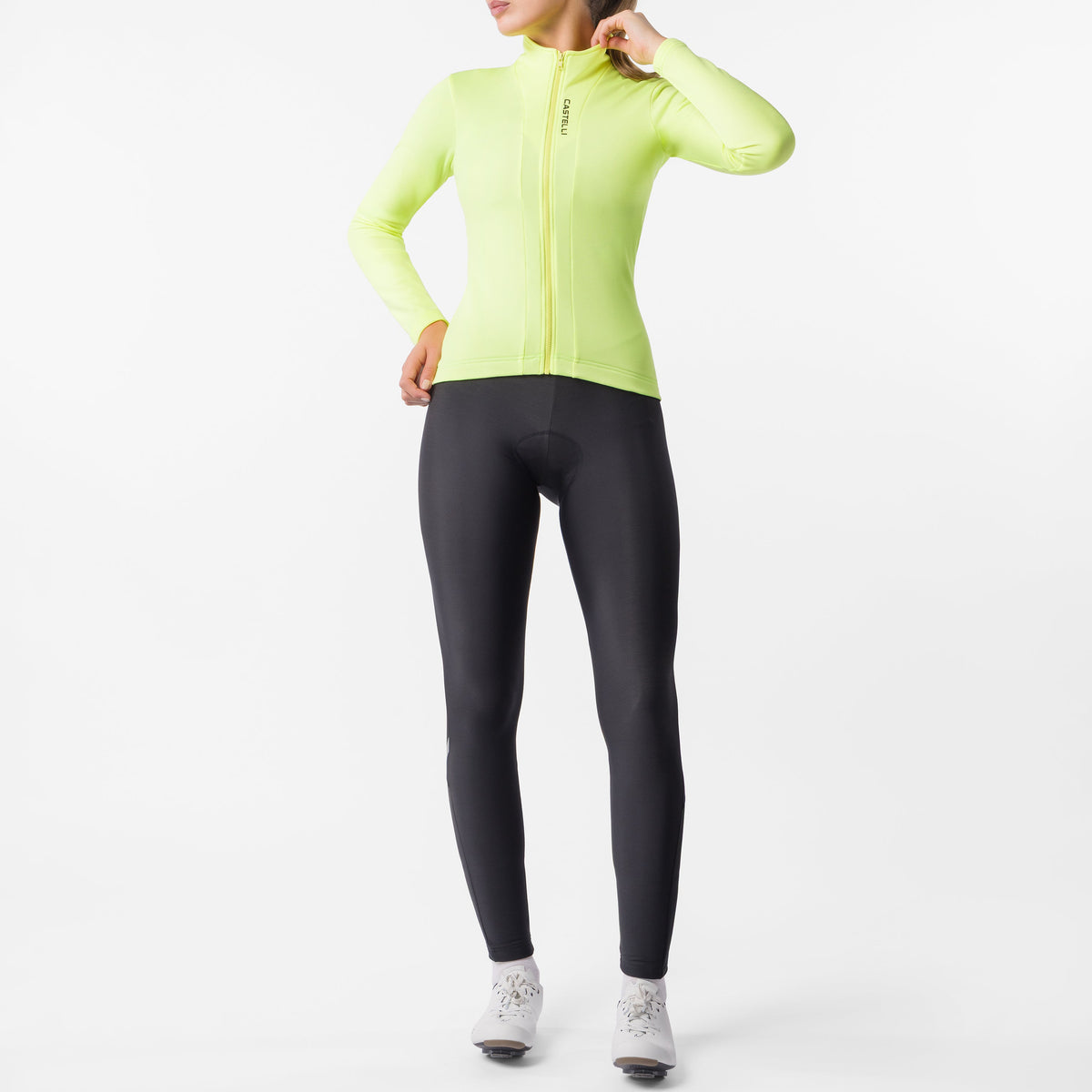 Maglia maniche lunghe donna Castelli Sinergia 3 - Giallo Castelli
