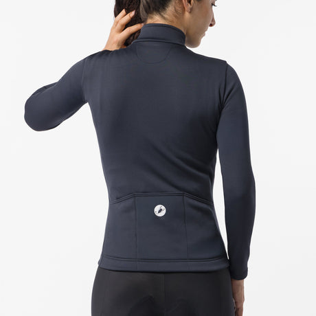 Castelli Sinergia 3 frau langarmtrikot - Schwarz