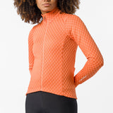 Maglia maniche lunghe donna Castelli Ventra - Arancio Castelli