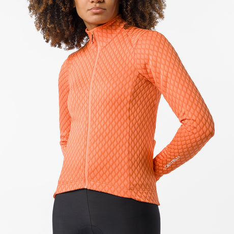 Maglia maniche lunghe donna Castelli Ventra - Arancio Castelli