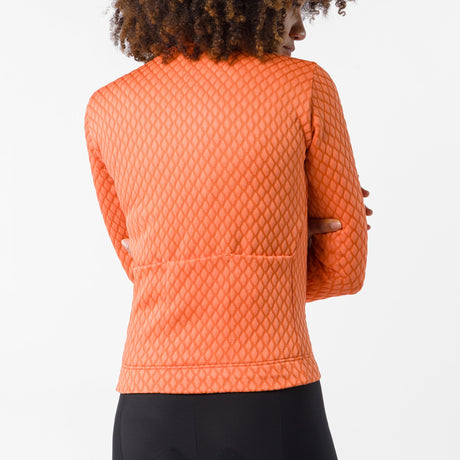 Maglia maniche lunghe donna Castelli Ventra - Arancio Castelli