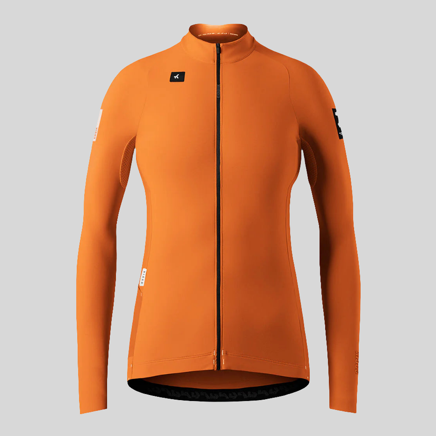 Maglia maniche lunghe donna Gobik Pacer Solid 2.0 Thai - Arancio Gobik