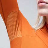 Maglia maniche lunghe donna Gobik Pacer Solid 2.0 Thai - Arancio Gobik