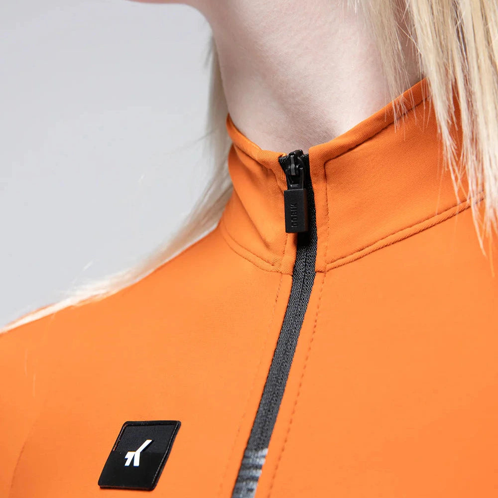 Maglia maniche lunghe donna Gobik Pacer Solid 2.0 Thai - Arancio Gobik