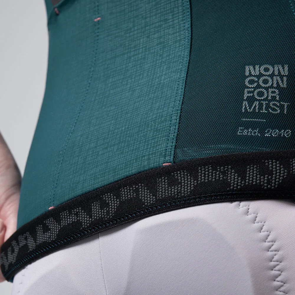 Maglia maniche lunghe donna Gobik Pacer Solid 2.0 Sunken - Verde Gobik
