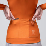Maglia maniche lunghe donna Gobik Pacer Solid 2.0 Thai - Arancio Gobik
