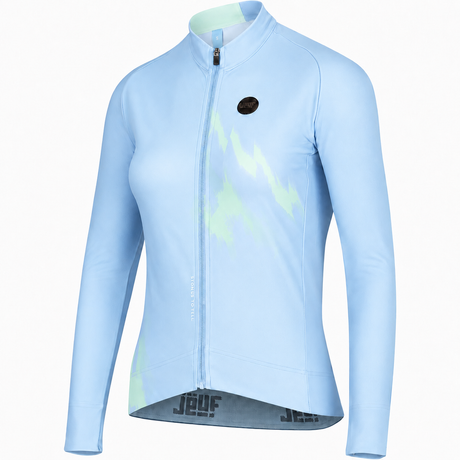 Maglia maniche lunghe donna Jëuf Pro Thermal Thunder - Azzurro Jeuf
