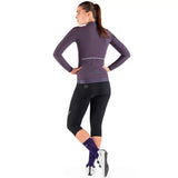 Maglia maniche lunghe donna Nalini New Wrap LS - Viola Nalini